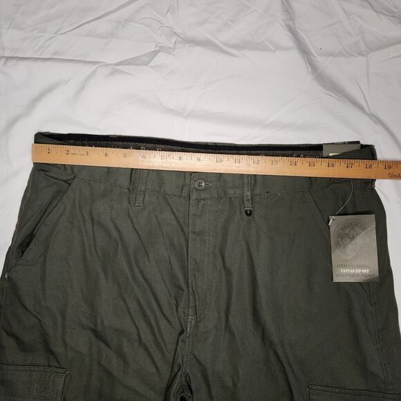 Boy Scouts of America Womens 18 Centennial Canvas Zip Off Uniform Pants Green - Picture 15 of 16